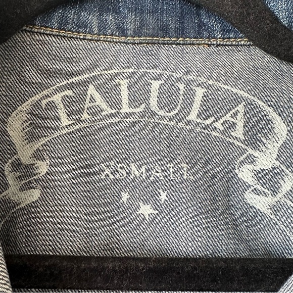 ARITZIA-TALULA Denim Long Sleeve Jacket (Size:XS) - Picture 11 of 11